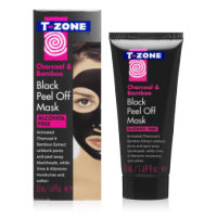 T zone charcoal black peel off mask